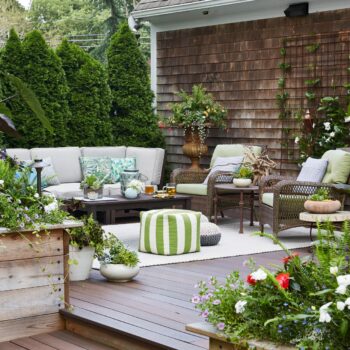 enhanced outdoor living space deck design